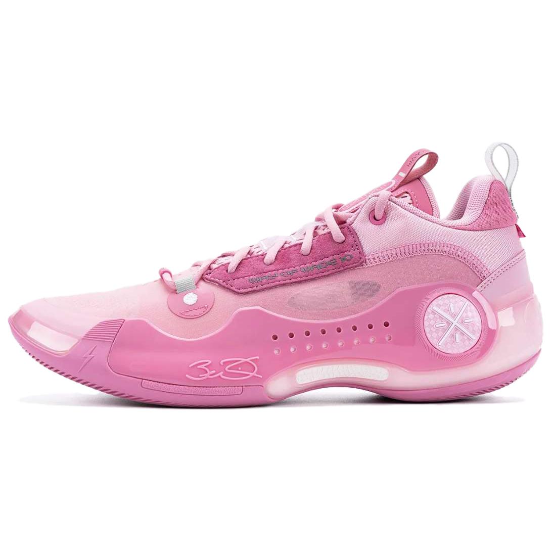Li Ning WOW 10 Low top Basketball Shoes Men’s Pink