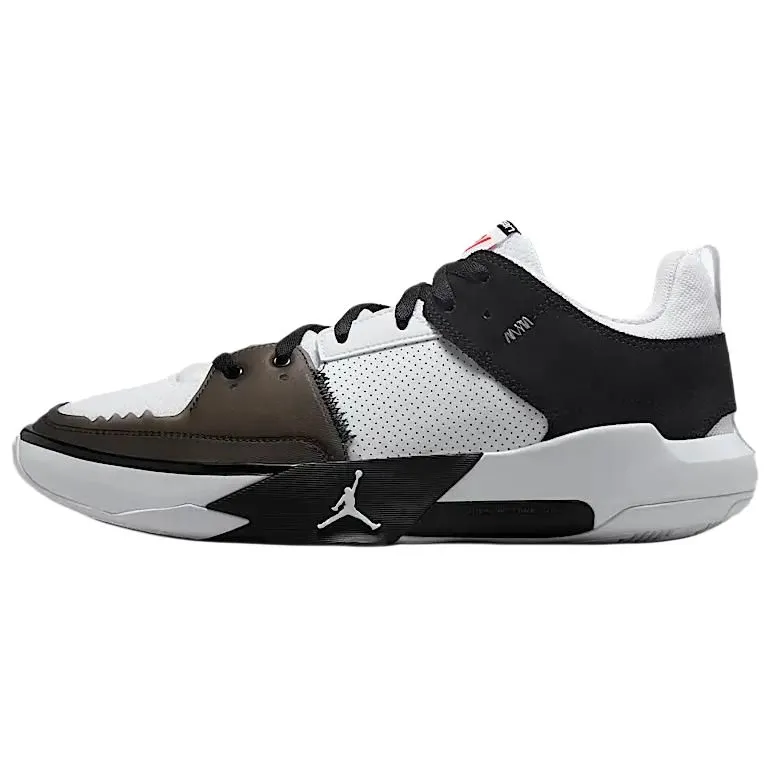 Jordan One Take 5 Wear resistant And Lightweight Low top Basketball Shoes Men's White Black