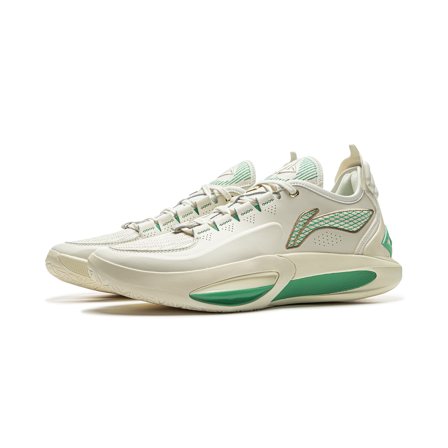Li Ning JB3 Coverage Anti Rollover Low top Basketball Shoes Men’s Ivory