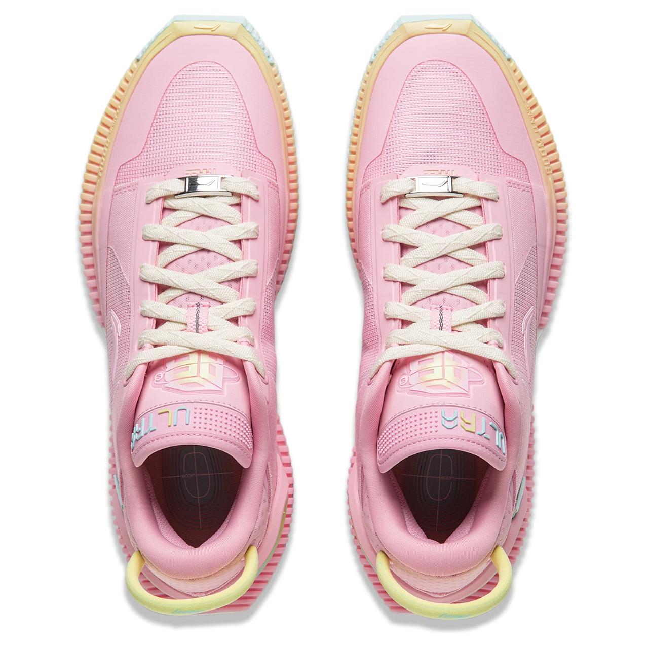 Li Ning Slip Resistant And Breathable Low top Basketball Shoes Men’s Phoenix Pink