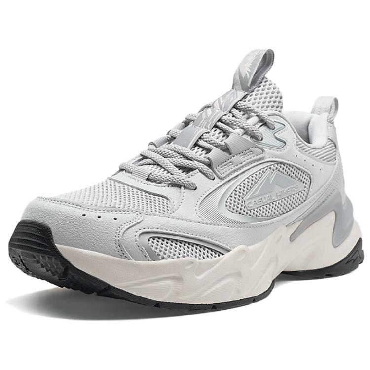 XTEP Lightweight Abrasion Resistant Coverage Low top Hiking Shoes Men’s Smoke Gray