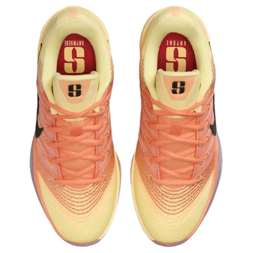 Nike Sabrina 3 Abrasion Resistant Basketball Shoes Unisex Yellow Orange