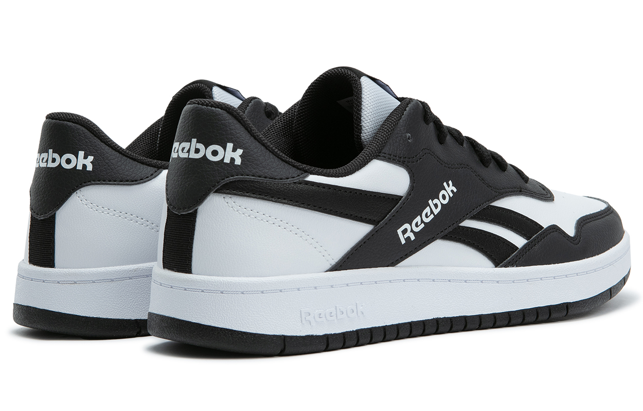 Reebok BB 1000 Wear resistant And Lightweight Low top Basketball Shoes Unisex Black White Colorway