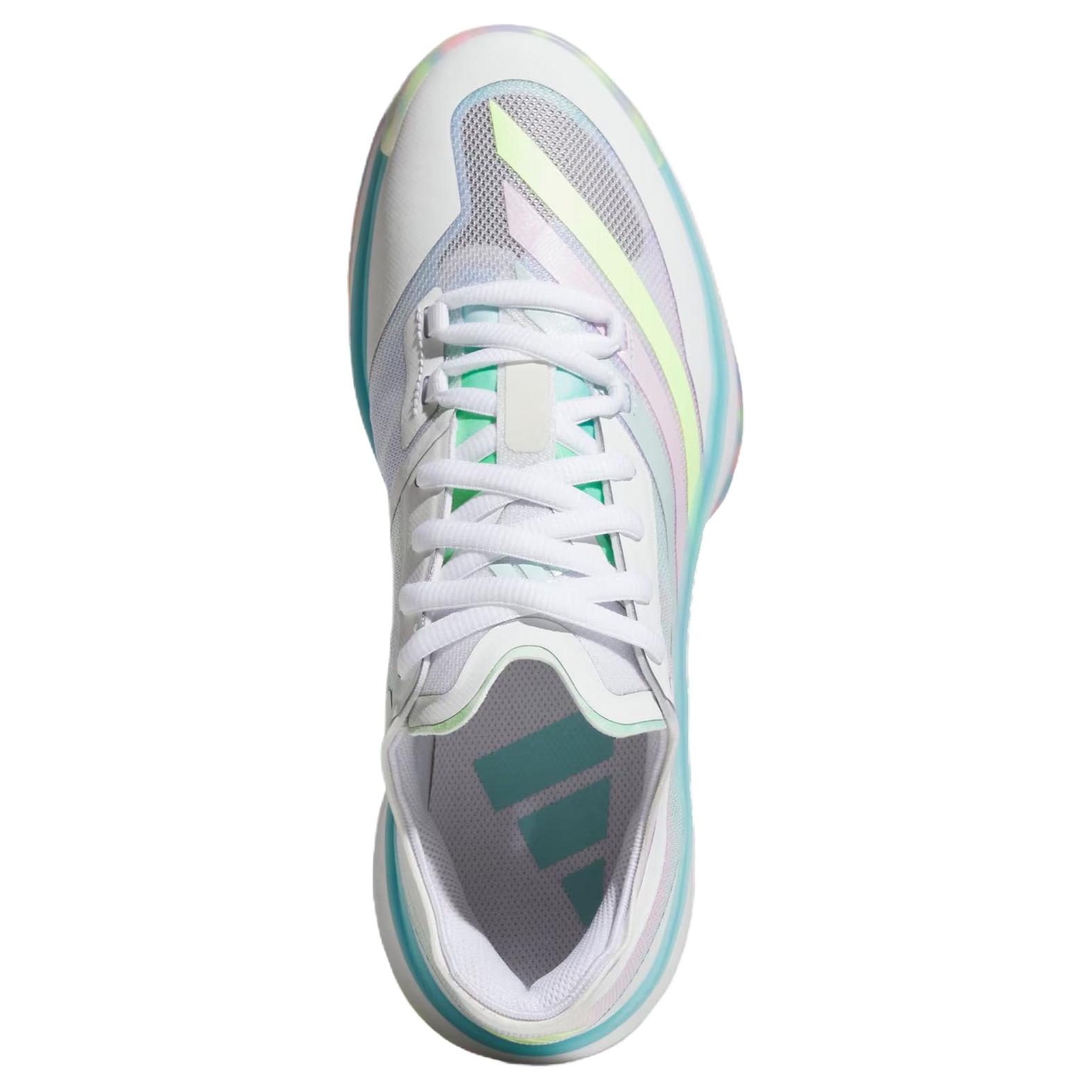 Adidas Adizero Select 3.0 Abrasion Resistant Low top Basketball Shoes Unisex White Blue
