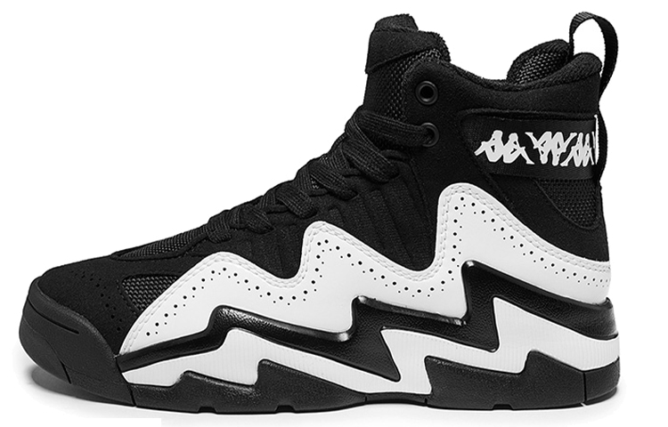 Kappa High top Vintage Basketball Shoes Women’s Black White