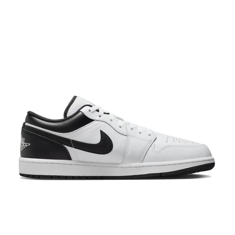 Jordan Air Jordan 1 Cushioning Slip Resistant Low top Vintage Basketball Shoes Men’s Black White