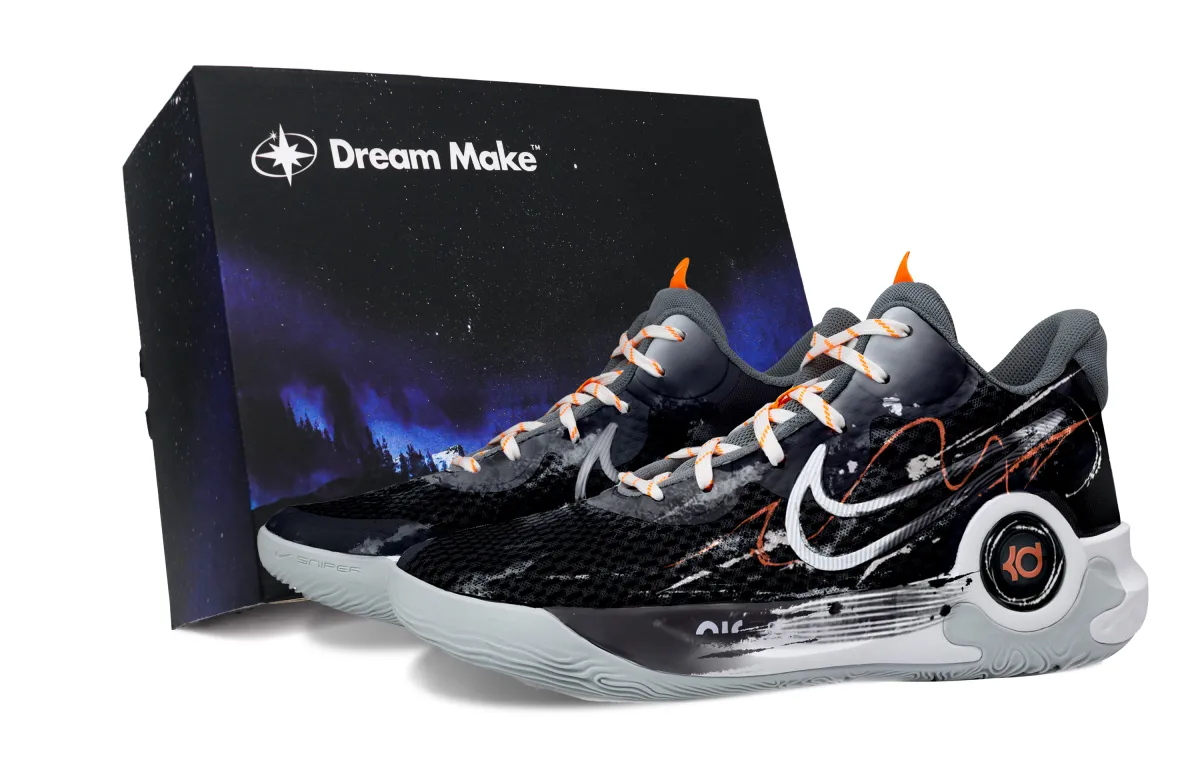 Nike KD Trey 5 IX Basketball Shoes Unisex Mid Top Black/White/Gray