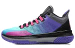 Li Ning ALL DAY 2 Basketball Shoes Unisex Mid Top Purple/Green/Black