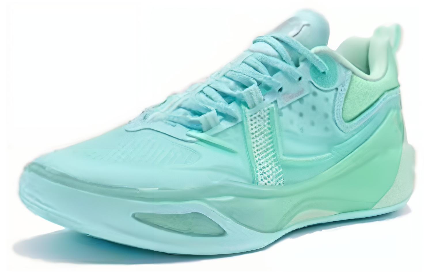 XTEP Serpent Strike Abrasion Resistant Breathable Low top Basketball Shoes Men’s Blue Teal