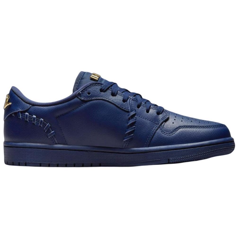 Jordan 1 Low Method Of Make Midnight Navy Metallic Gold Women’s