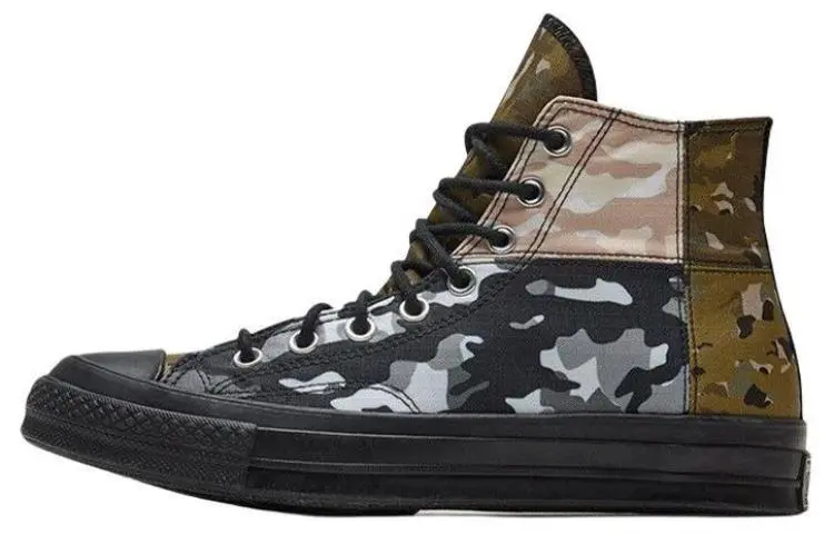 Chuck 70 Converse High 'Patchwork Blocked - Camo Black'