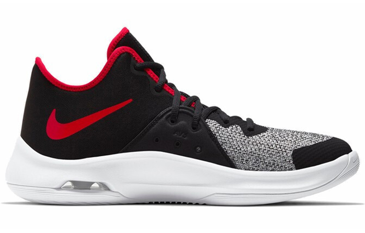 Мужские кроссовки Nike Air Versitile 3 (черный / красный) — Чёрный / красный — фото 2