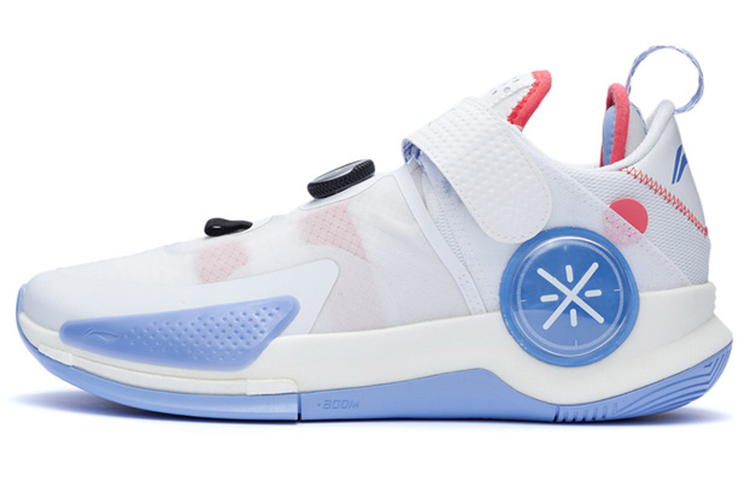Li Ning Wade Fission 7 V2 Slip Resistant, Abrasion Resistant, Breathable Low top Basketball Shoes Men's Standard White