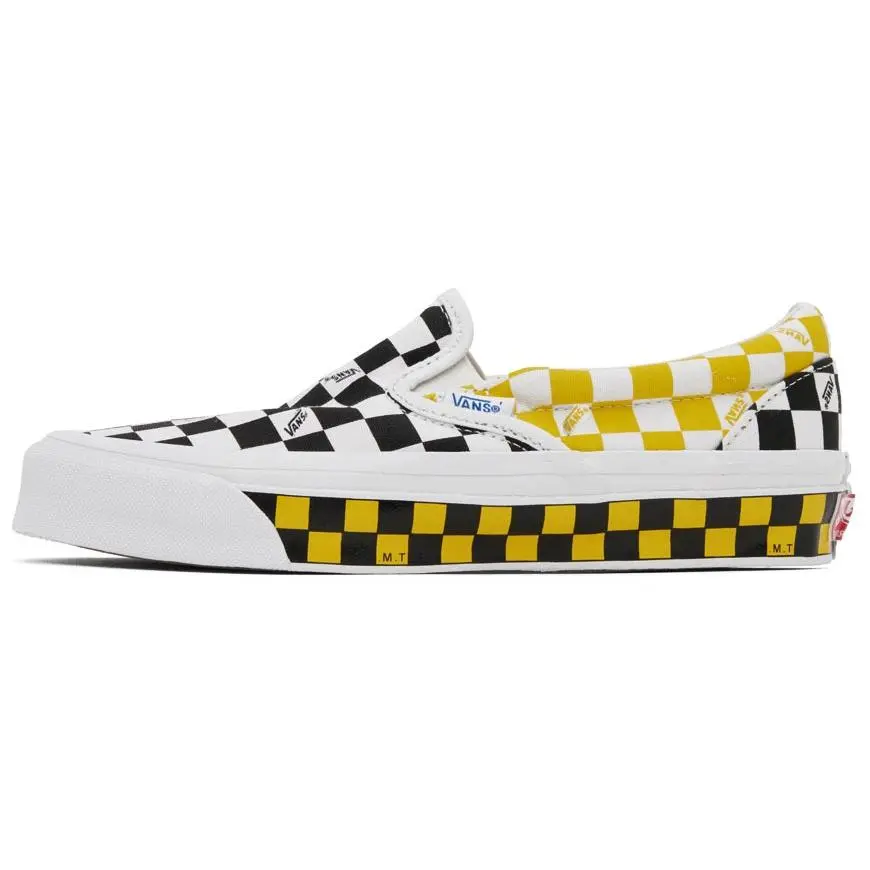 Slip-On Og Classic Vans Lx 'Checkerboard - Black Yellow'