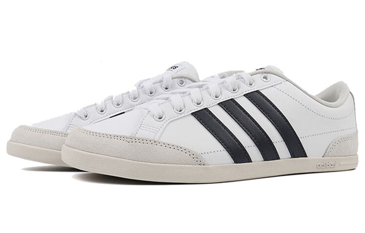 Мужские кеды adidas neo Caflaire (бело-серые) — фото 3