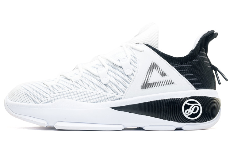 PEAK Parker IV Fashion Textile, Synthetic Leather Cushioning Slip Resistant Abrasion Resistant Low top Basketball Shoes