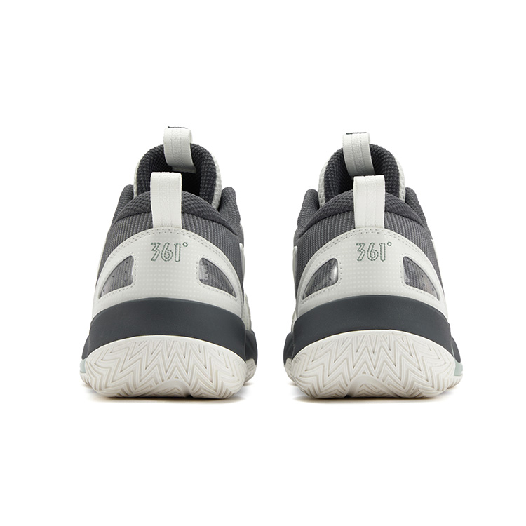 361° BIG3 Team 3.0 Cushioning, Wear Resistant Low top Basketball Shoes Men’s White Smoke Gray