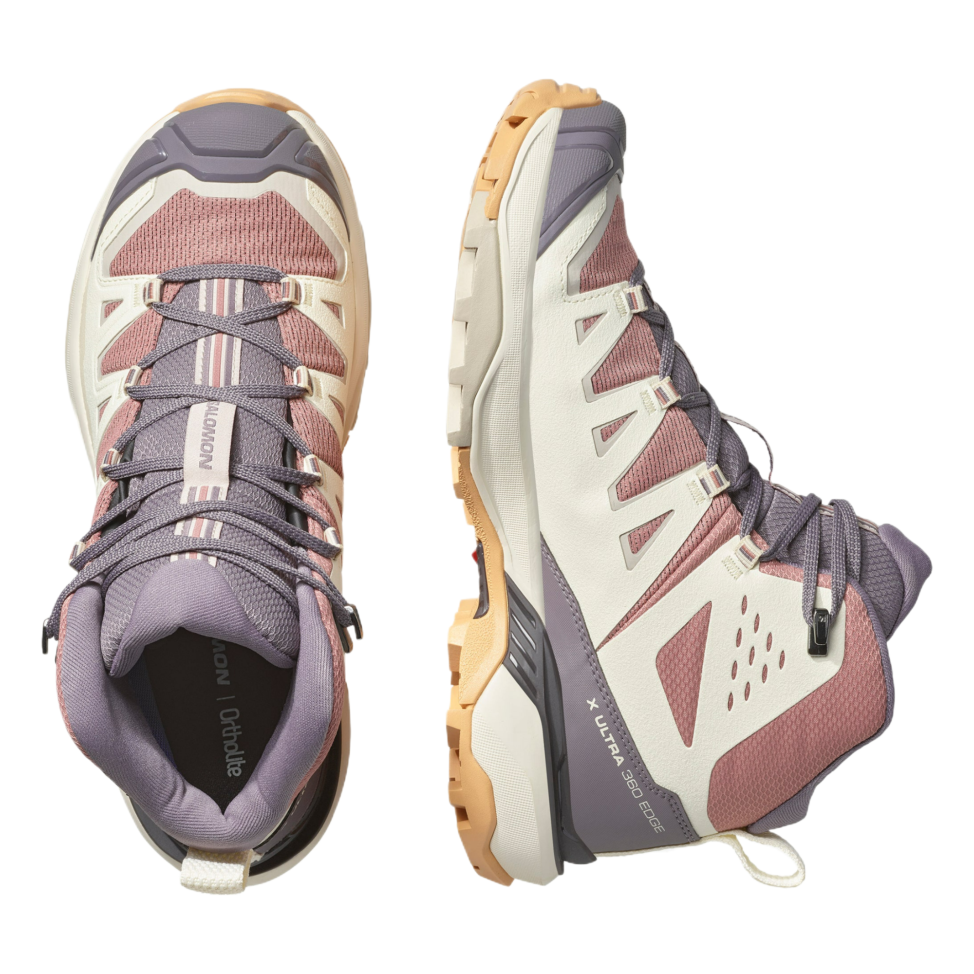 SALOMON X Ultra Mid top Mountaineering Shoes Women’s Pink