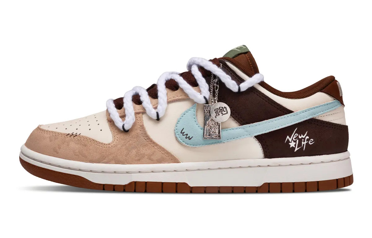 Nike Dunk Wilderness Slip Resistant Abrasion Resistant Low top Skateboard Shoes Unisex Brown