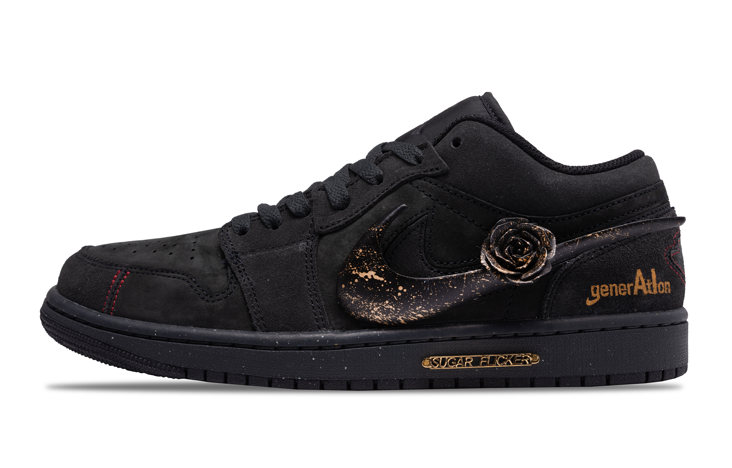 Jordan Air Jordan 1 Gilded Rose Slip Resistant Abrasion Resistant Slip Resistant Abrasion Resistant Low top