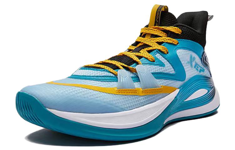 XTEP Cushioning Slip Resistant Low top Basketball Shoes Men’s Blue