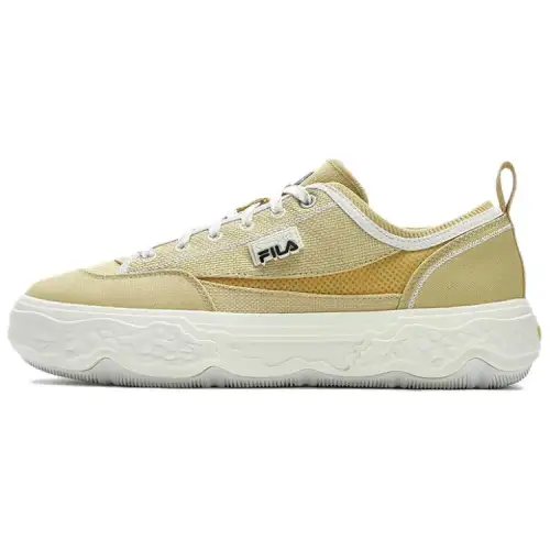 FILA ROCK Abrasion Resistant Low top Canvas Shoes Men's Yellow