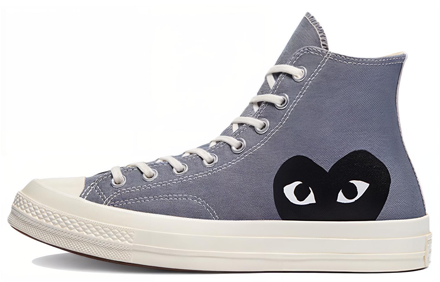 Кеды Converse ×CDG Play Chuck 70 High (серые)