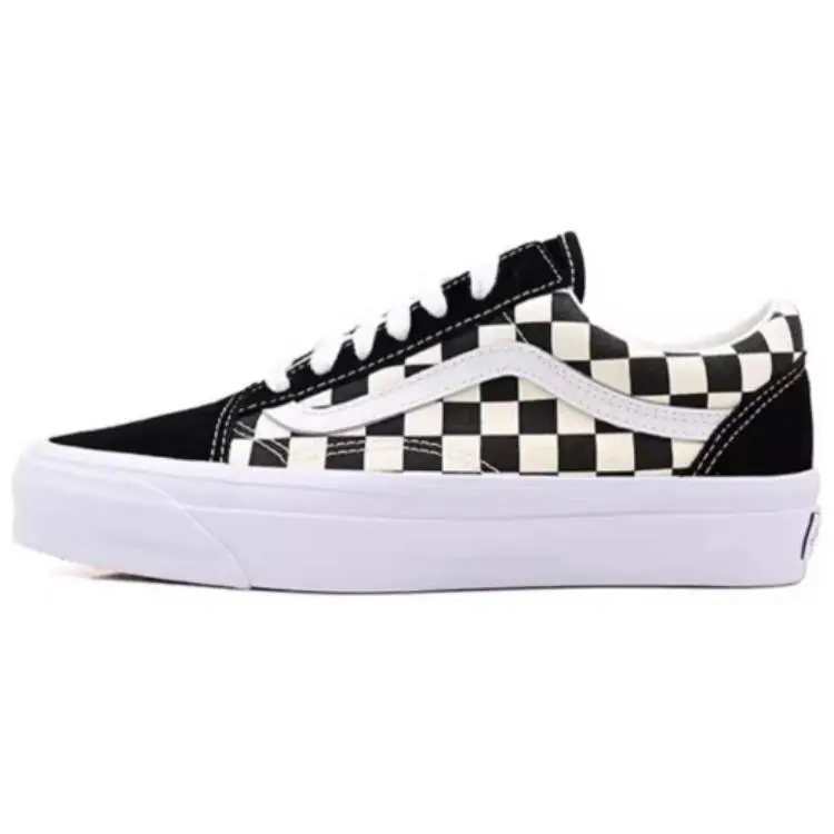 Vans Old Skool 36 Lightweight Low top Canvas Shoes Unisex Black White