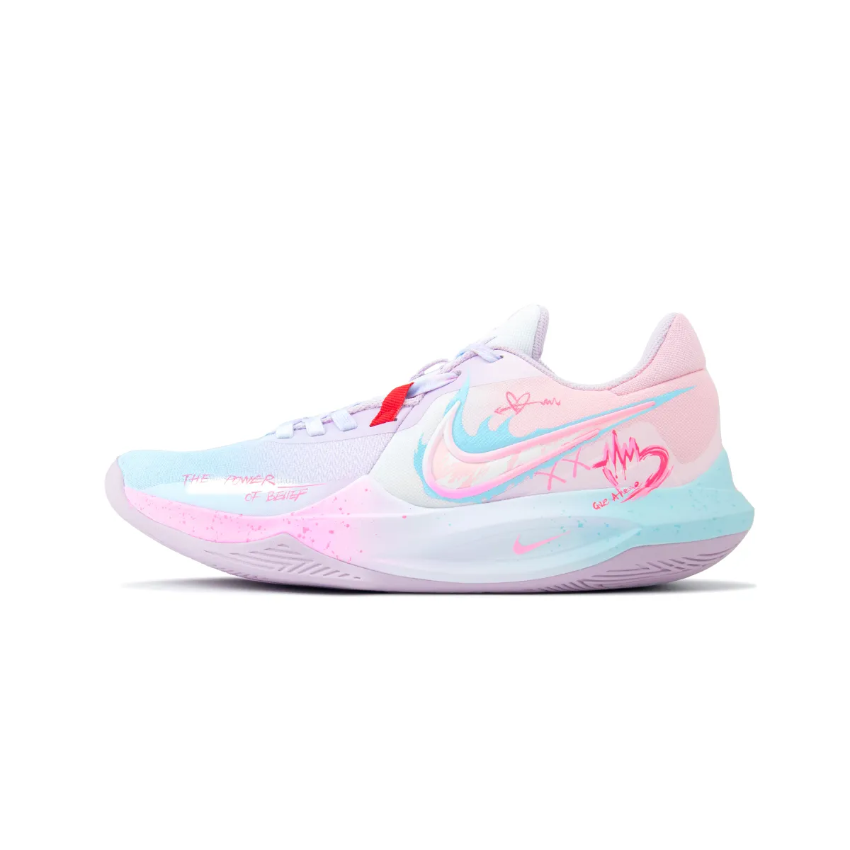Nike Precision 6 Starry Sugar Whisper Low top Basketball Shoes Men's