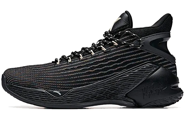 Anta KT4 KT Abrasion Resistant Breathable High top Basketball Shoes Men's Black