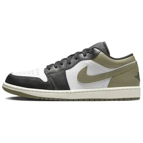Jordan 1 Low Black Toe Medium Olive