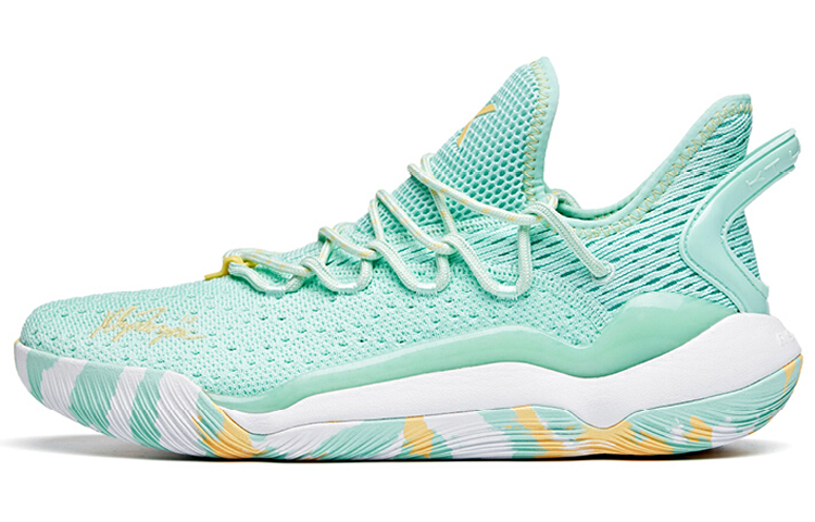 Anta Anta Light Cavalry 5 Light Cavalry 5 low-top mesh fabric shock-absorbing, non-slip and wear-resistant A-shock practical basketball shoes men's porcelain green