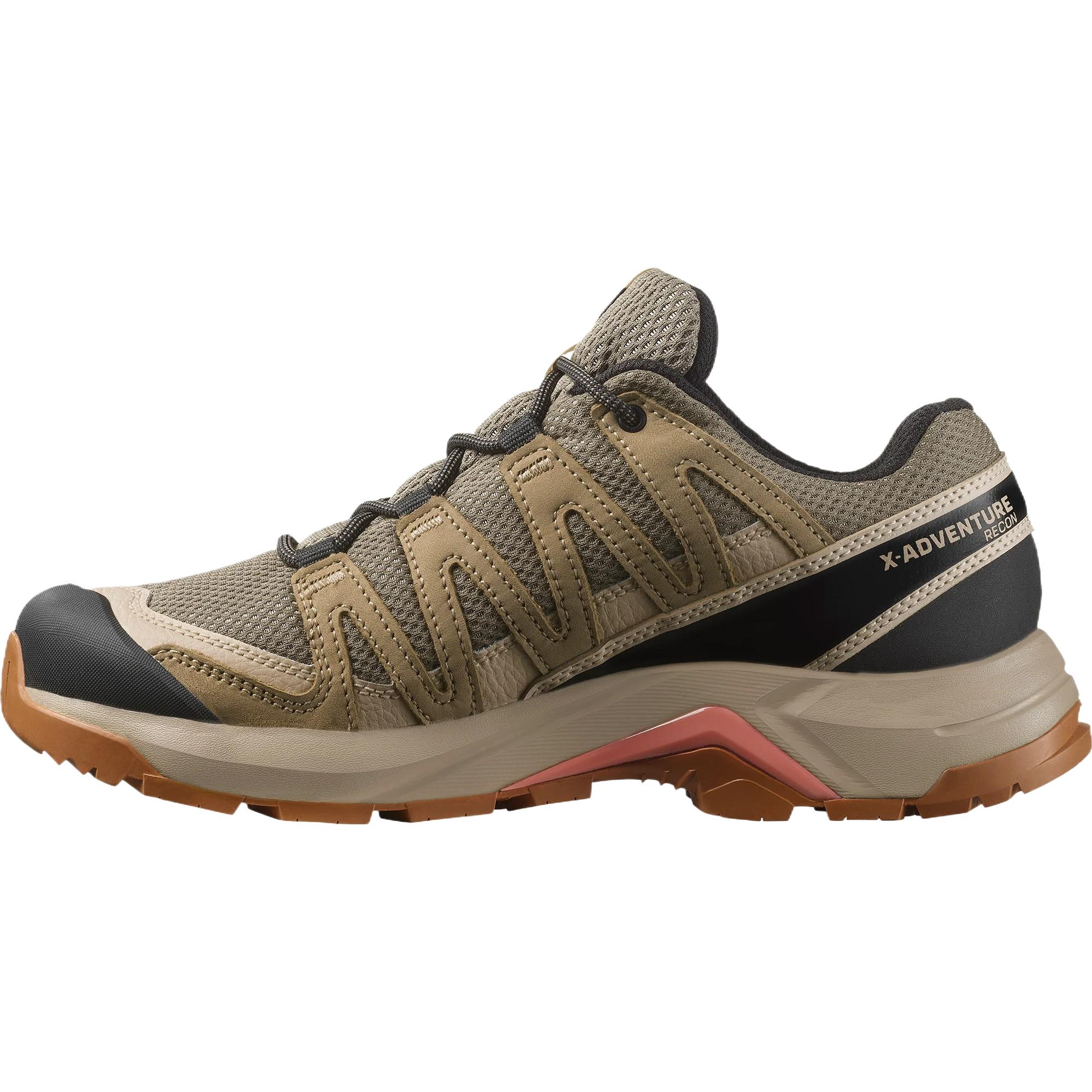 SALOMON X Adventure Leather Low top Mountaineering Shoes Women’s Brown