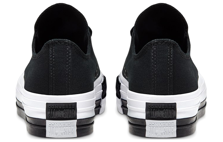 Женские кеды Converse Chuck Taylor All Star (бело-черные) — Белыйчёрный — фото 4