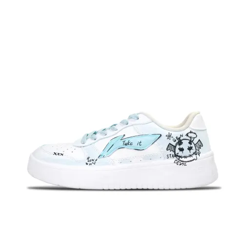 Li Ning Floating Boat Abrasion Resistant Lightweight Wear resistant And Lightweight Low top Skateboard Shoes Unisex