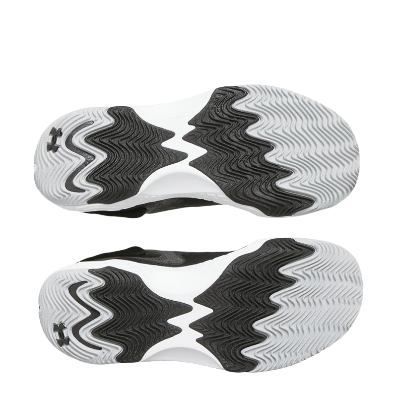Under Armour Breathable Traction Low top Basketball Shoes Unisex Black