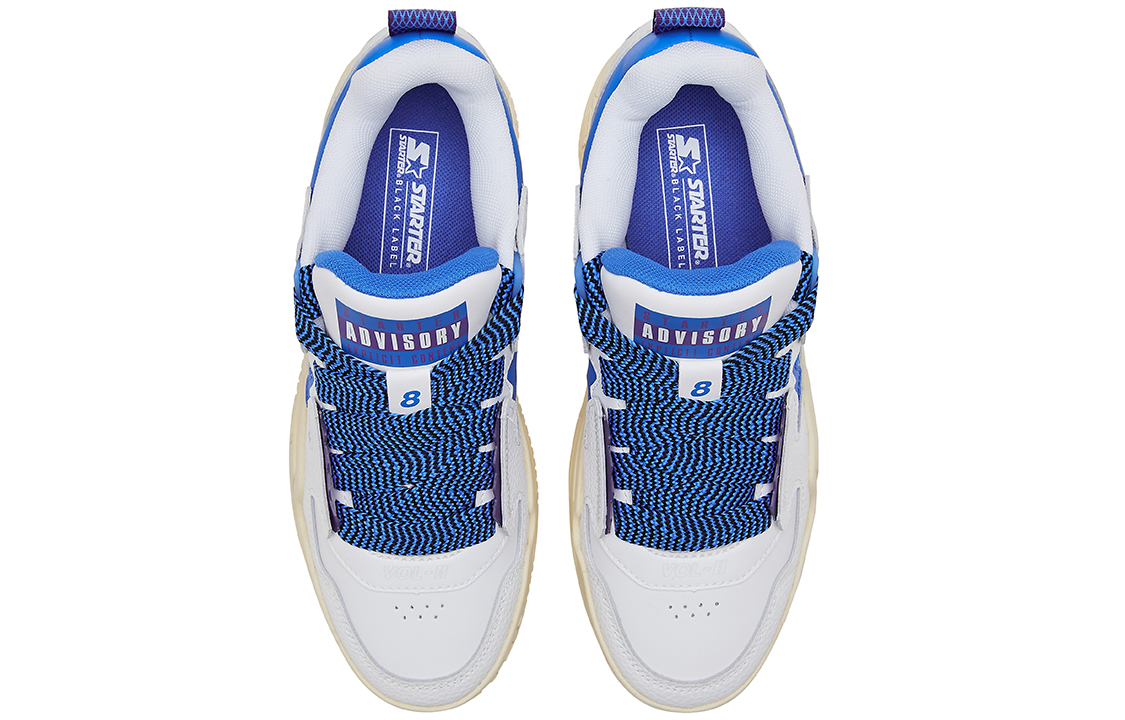 STARTER Skateboard Shoes Women's Low Top White/Blue