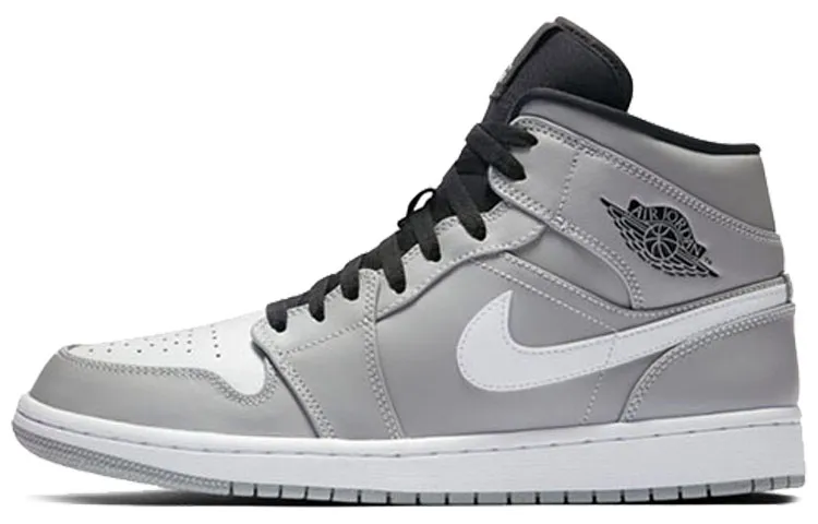 Jordan 1 Mid Wolf Grey Black White