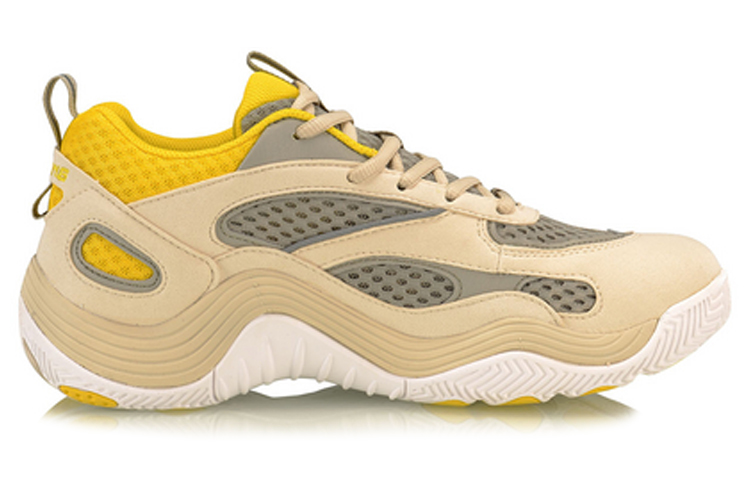 Li Ning XinSheng Synthetic Leather, Textile Casual Breathable And Lightweight Low top Vintage Basketball Shoes Men’s