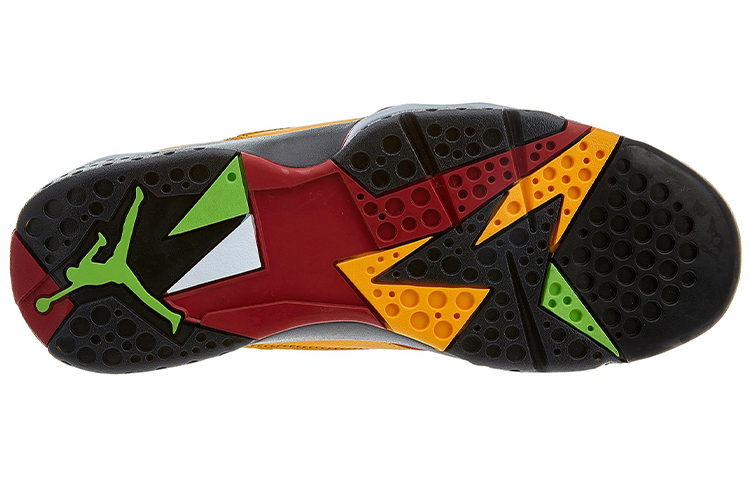 Мужские кроссовки Jordan Air Jordan 7 Retro Low Taxi (желтые) — фото 6