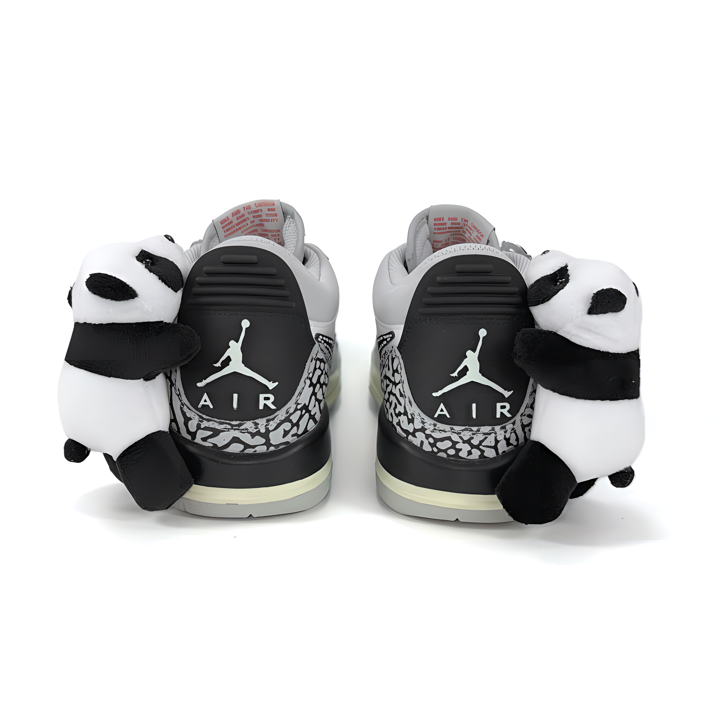 Jordan Legacy 312 Abrasion Resistant Slip Resistant Low top Vintage Basketball Shoes Unisex White Gray Black