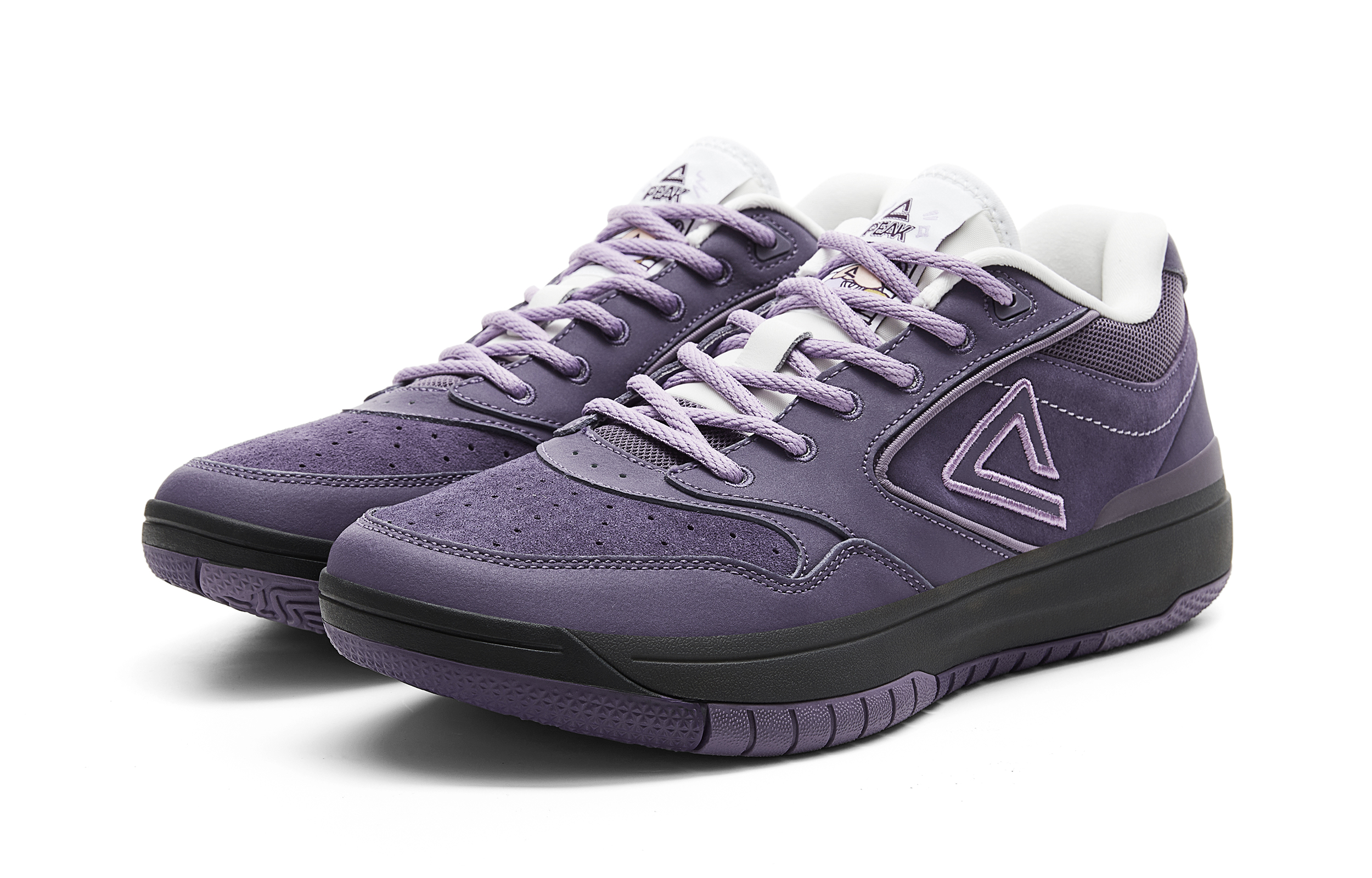 PEAK Taichi 910BB Cushioning Abrasion Resistant Lightweight Low top Basketball Shoes Men’s Purple Lobster