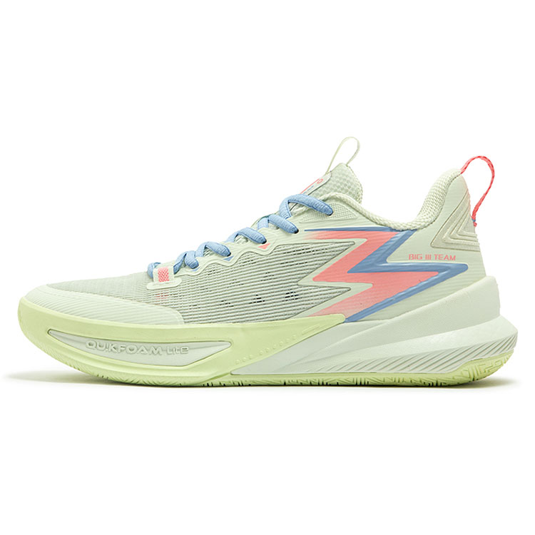 361° Slip Resistant, Abrasion Resistant, Breathable Low top Basketball Shoes Men’s Melon Green