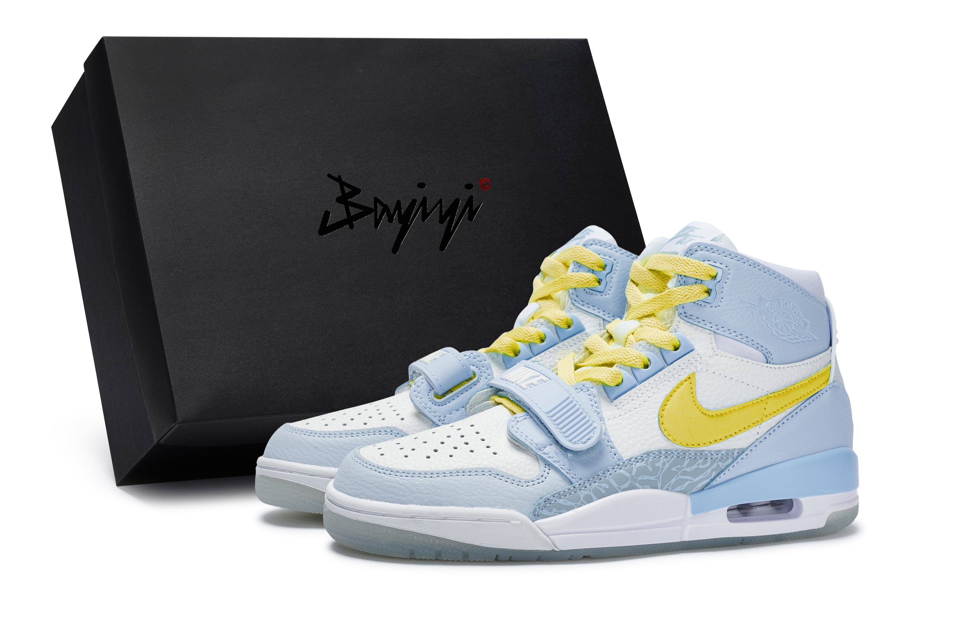 Jordan Legacy 312 811 Manufacturing, Lu Hai Breeze Yellow, Special Shoe Box Cushioning Abrasion Resistant