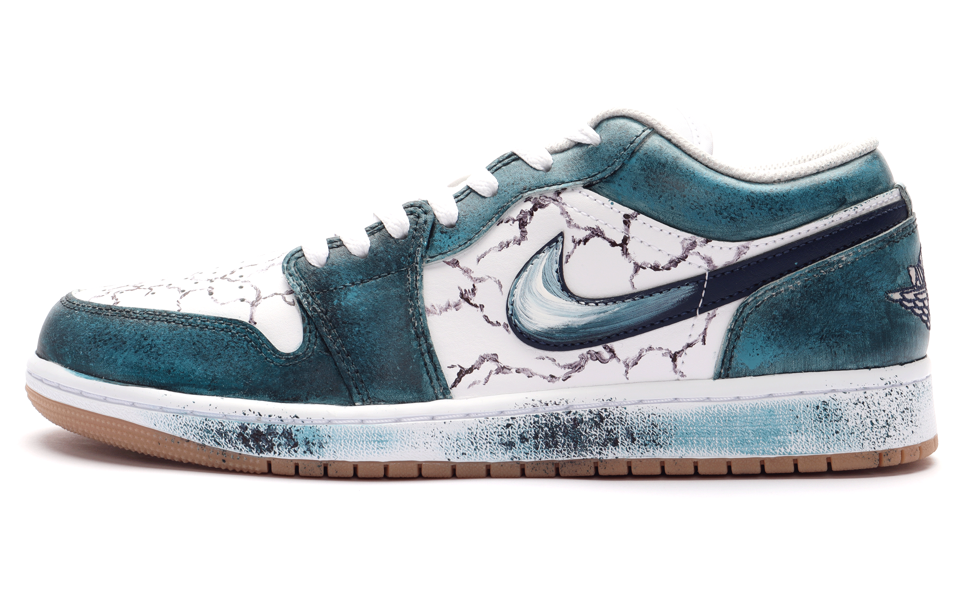 Jordan Air Jordan 1 Cushioning Abrasion Resistant Cushioning, Wear Resistant Low top Vintage Basketball Shoes Unisex