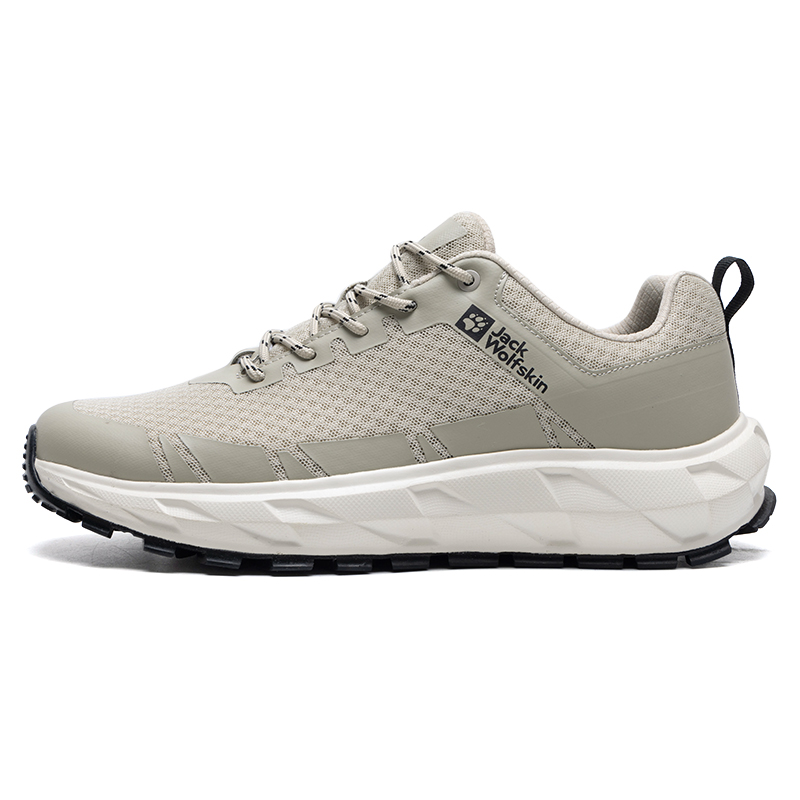 Jack Wolfskin HIKE VENTURA Cushioning Abrasion Resistant Low top Hiking Shoes Men’s Seal White