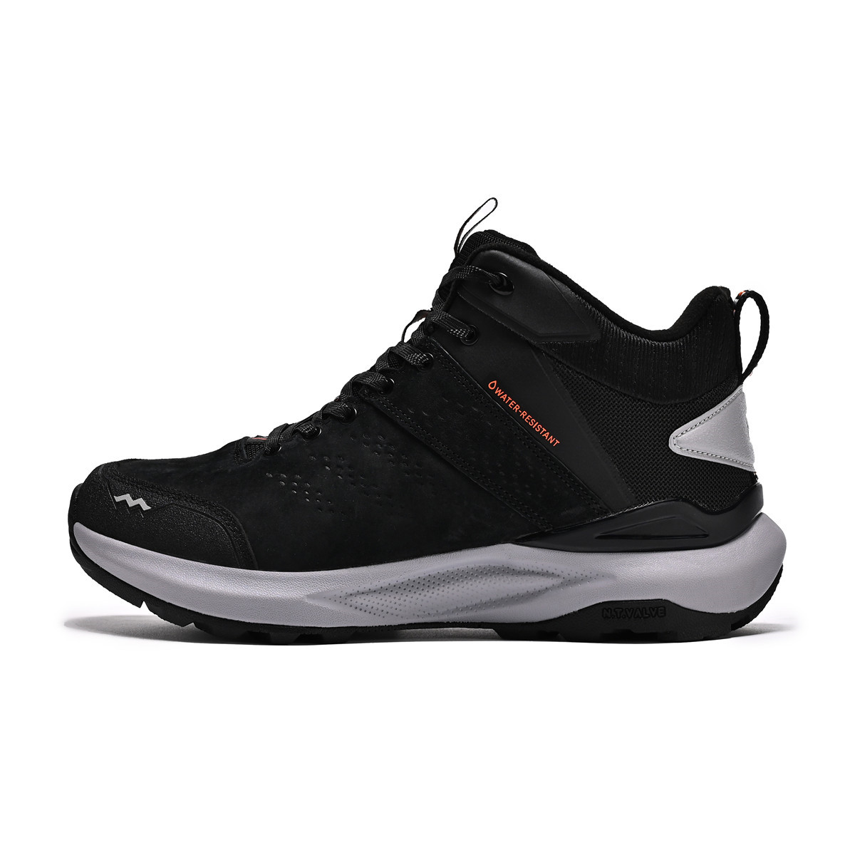 TUTU Slip Resistant And Abrasion Resistant Coverage High Top Hiking Shoes Unisex Black