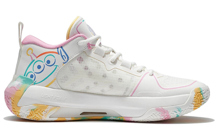 Disney x Li Ning Liren 2 Low Textile, Synthetic Leather, TPU Wear resistant And Lightweight Low top Basketball Shoes