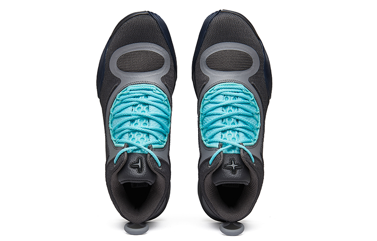 EQLZ EQUALIZER Slip Resistant Abrasion Resistant Low top Basketball Shoes Unisex Black Blue Ghost Mother