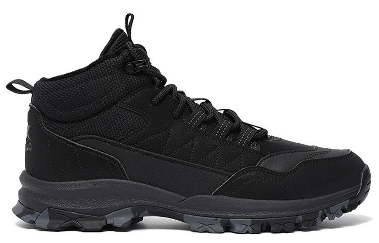 XTEP Slip Resistant, Abrasion Resistant, Thermal Mid top Hiking Shoes Men's Black